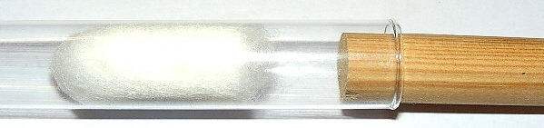 Reagenzglaswatte